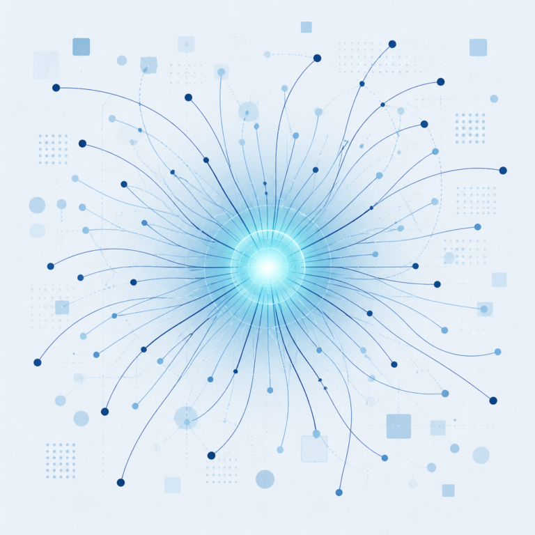 Abstract global workspace broadcast visualization